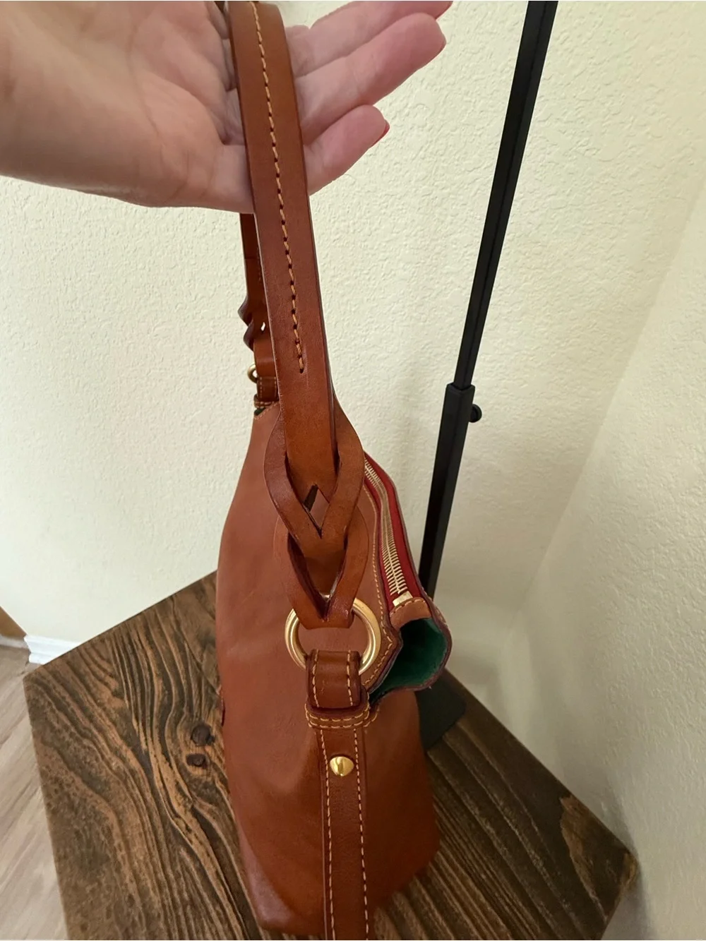 Dooney & Bourke Florentine Twist Strap Hobo